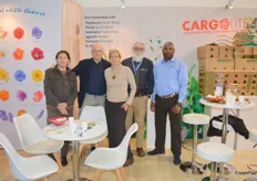 Cargolite team from Israel, Kenya and South Africa with their edible flowers and vegetables and herbs packaging.